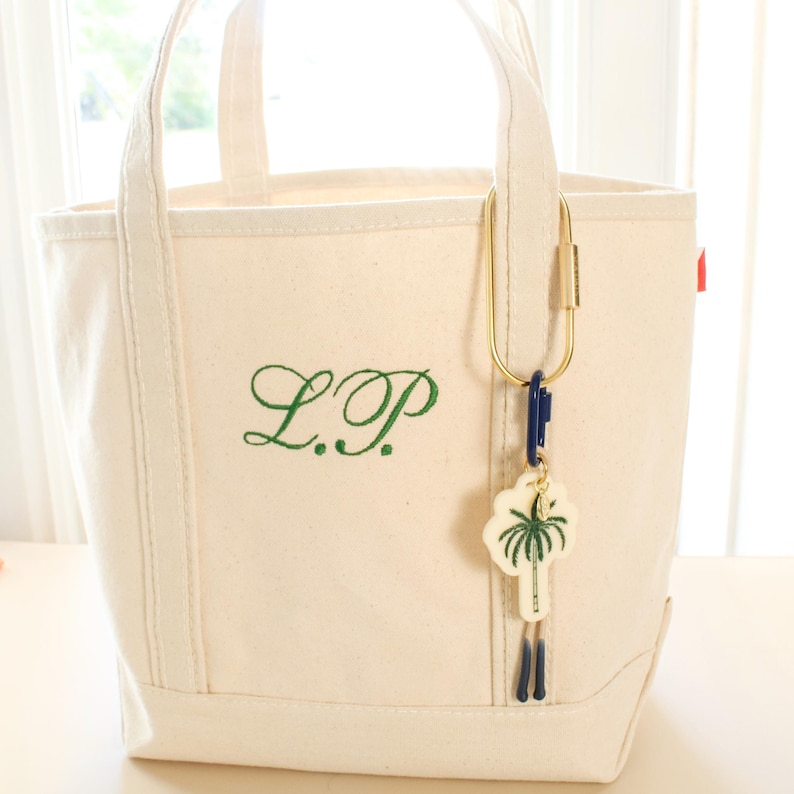 Mini Canvas Tote Bag | Monogrammed Tote | Kid Tote | Personalized Classic Canvas Tote | Bachelorette Gifts image 4