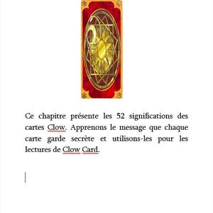 Guía de card captor sakura para adivinaciones.