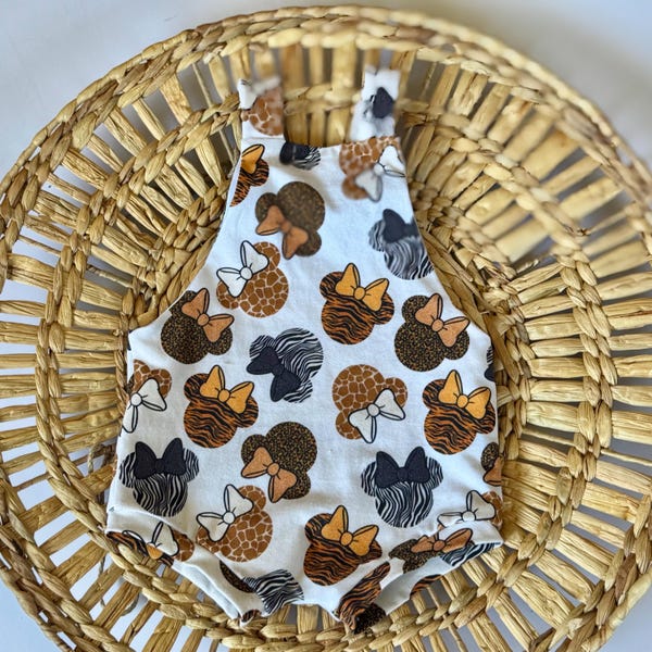 Baby  Toddler Bubble Romper, Bummies, Diaper Cover, Kids Summer Character Outfit, 1st Birthday Outfit, Mouse Romper