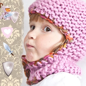 PATTERN Knittles Woolly Helm for Kids