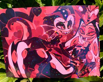 HAZBIN HOTEL | Sir Pentious & Baxter Valentine's Art Print