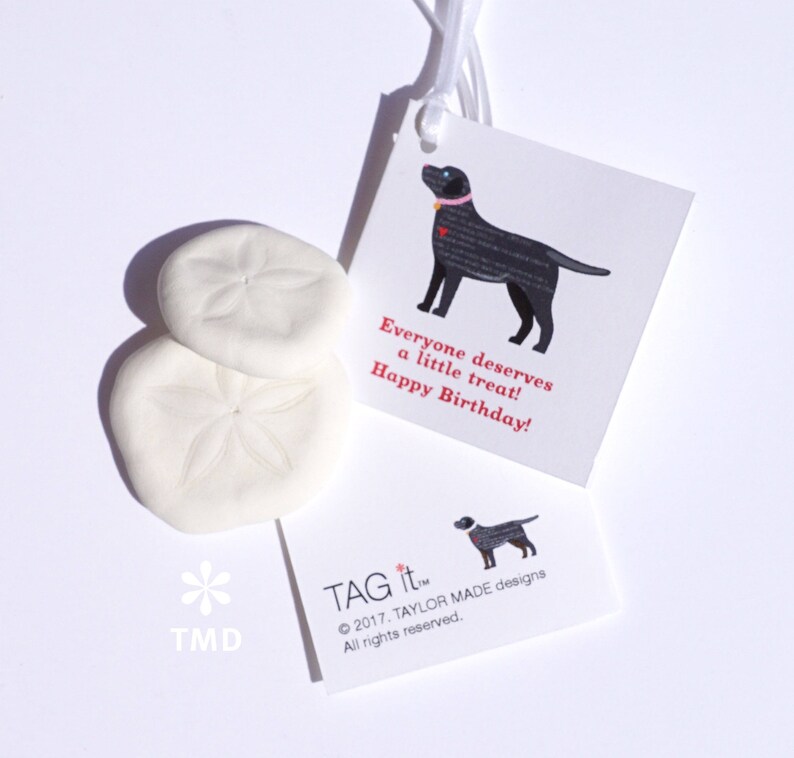 Black Labrador Gift Tags image 2