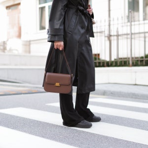 Leather Handbag for Women, Leather Crossbody Purse Bag, Leather Shoulder bag Elegant Gift for her GRACE Leather bag zdjęcie 8