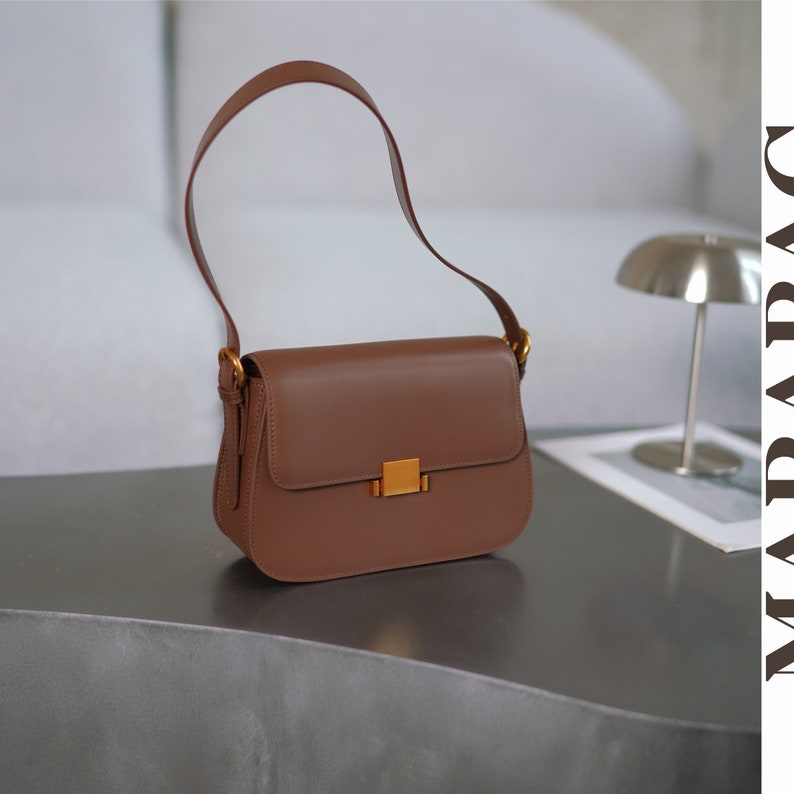 Leather Handbag for Women, Leather Crossbody Purse Bag, Leather Shoulder bag Elegant Gift for her GRACE Leather bag zdjęcie 10