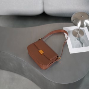 Leather Handbag for Women, Leather Crossbody Purse Bag, Leather Shoulder bag Elegant Gift for her GRACE Leather bag zdjęcie 7