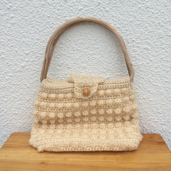 Vintage Crochet Knit Purse FREE SHIPPING - image 1