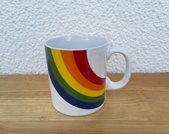 Vintage Rainbow Coffee Mug FREE SHIPPING