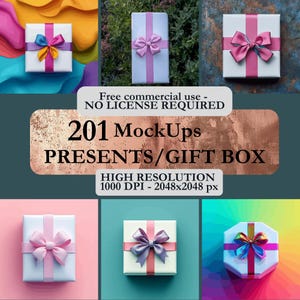 Cadeaudoosmodel, inpakpapier voor cadeaus, productlijstsjabloon, slim object om te maken, slepen en neerzetten, direct downloaden, gratis gebruik