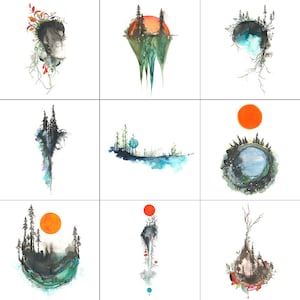 dreamscapes - note card bundle