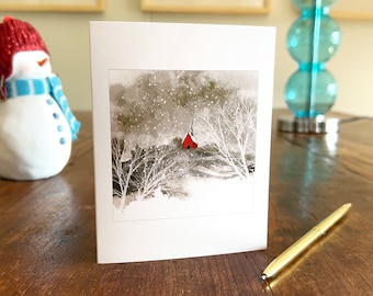 let it snow - holiday card