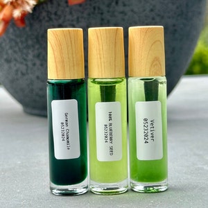 Perfume Roll-on Oil Set 12ml*3, All Natural ,Aromatherapy, Fragrance Roll-on Oil, Rollerball Perfume, Natural Perfume Oils, Essential Oil
