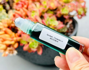 Natural Essential Oil Roll-On Perfume: Vetiver, Rose, Lavender, Lilac (12ml)