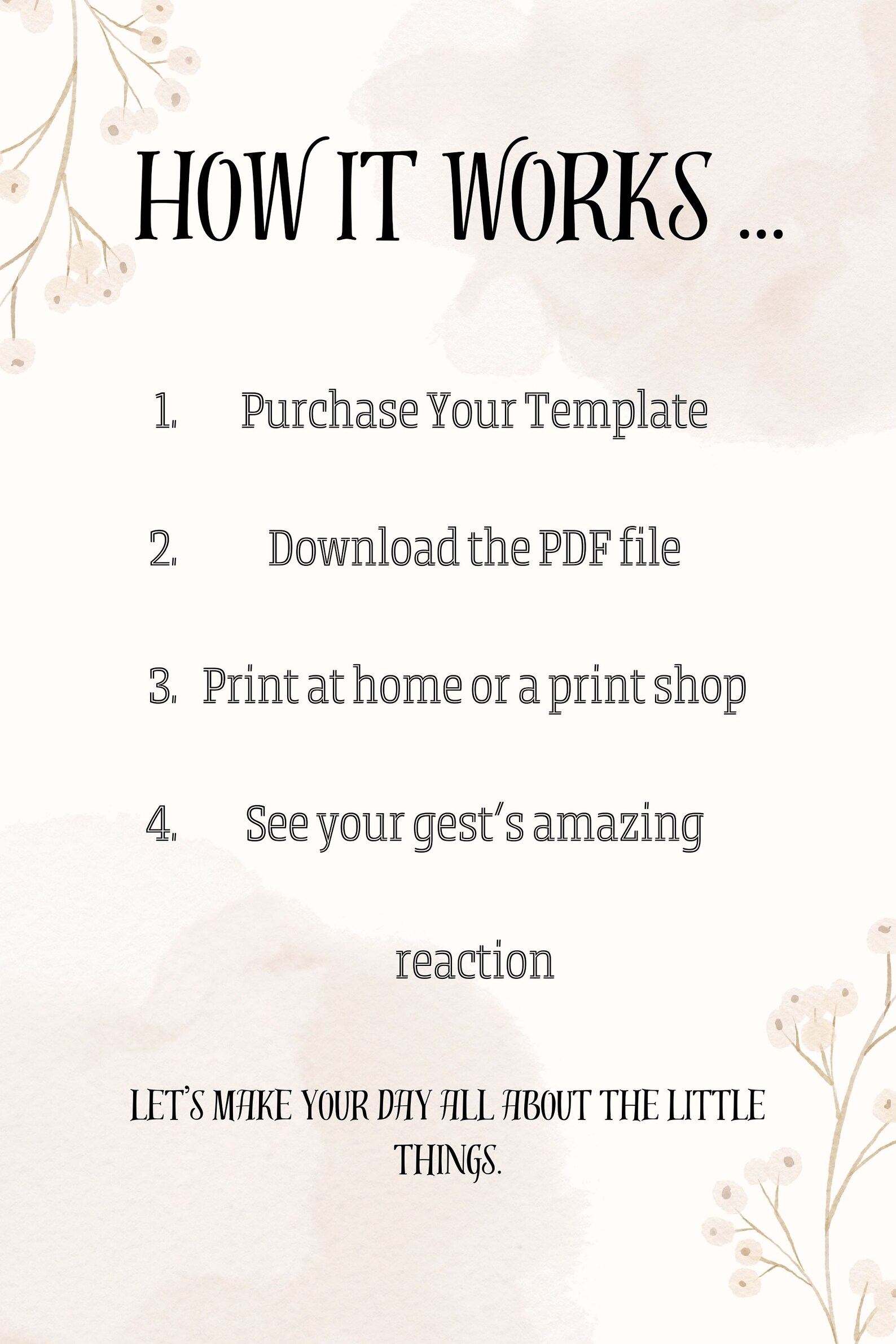 Elegant Wedding Table Number Template - Etsy