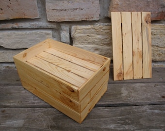 Stacked Handmade Covered Trinket Trays, Wooden Covered Trays