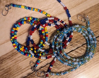 Peeper Keepers, Eyeglass Lanyards, Beaded Lanyards,