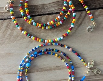 Peeper Keepers, Eyeglass Lanyards, Beaded Keepers