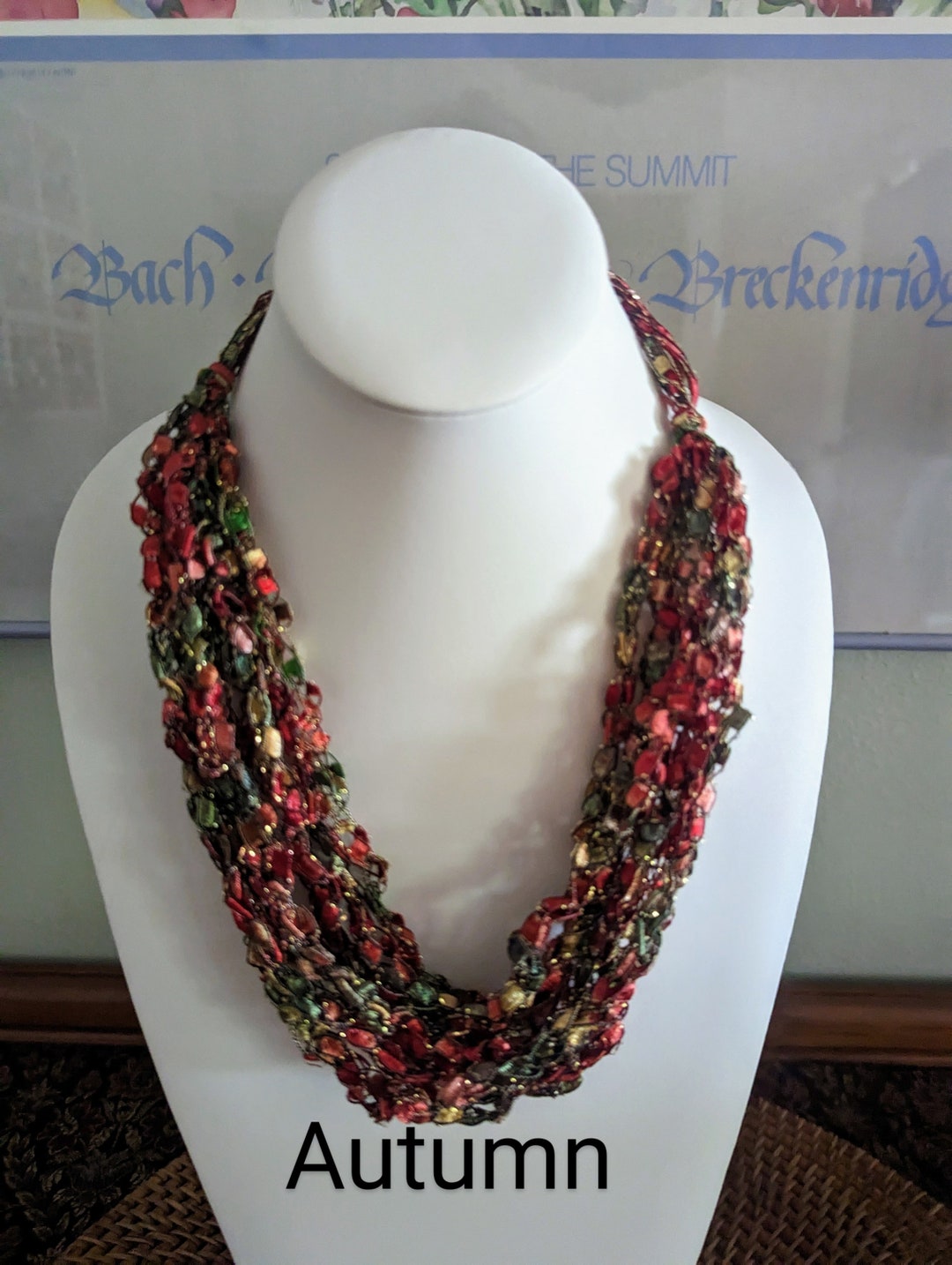 Ladder Yarn Necklaces Retiring This Style Necklace Trellis Etsy