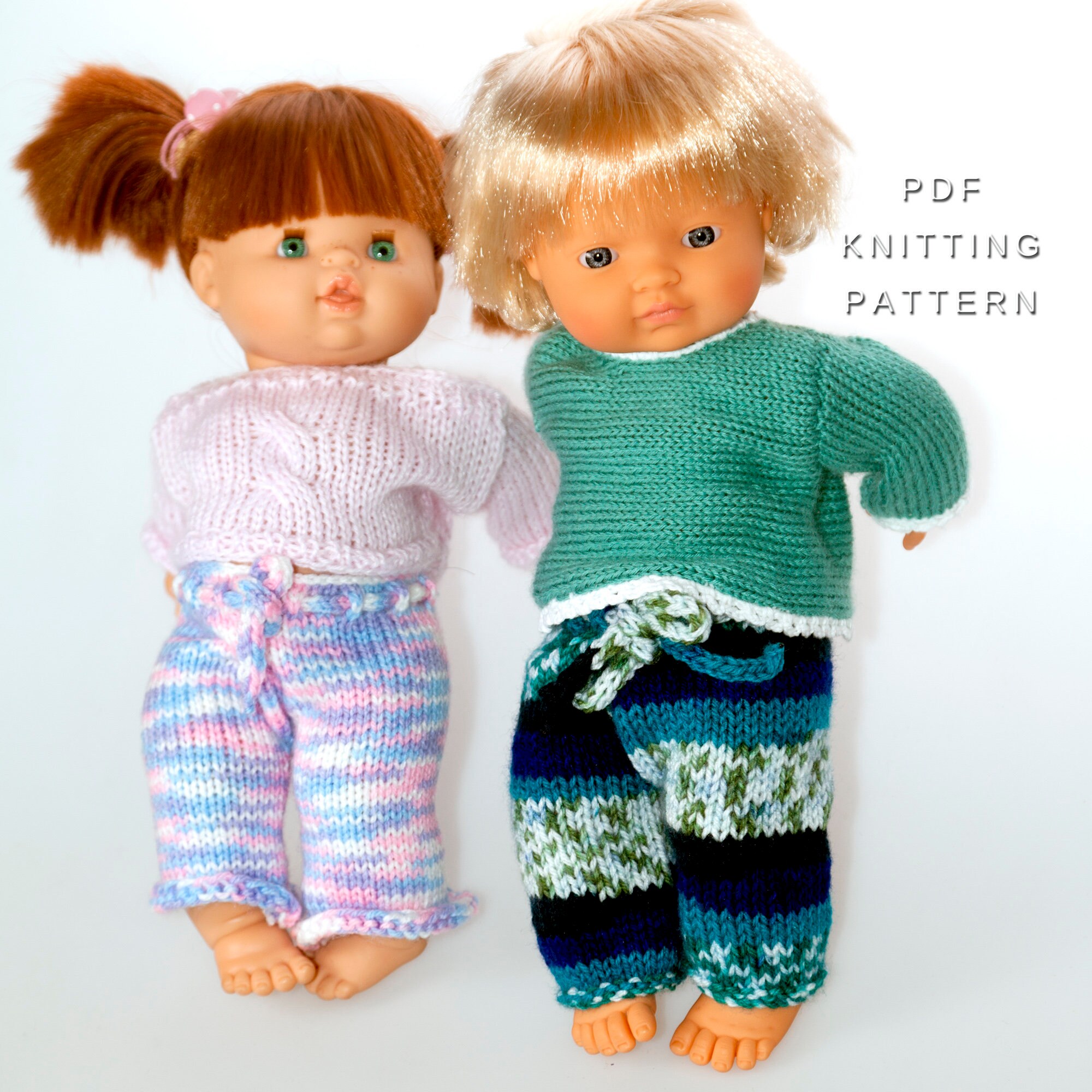 Minikane Knitting Pattern Doll Pants Trousers for 34cm Pdf Etsy UK