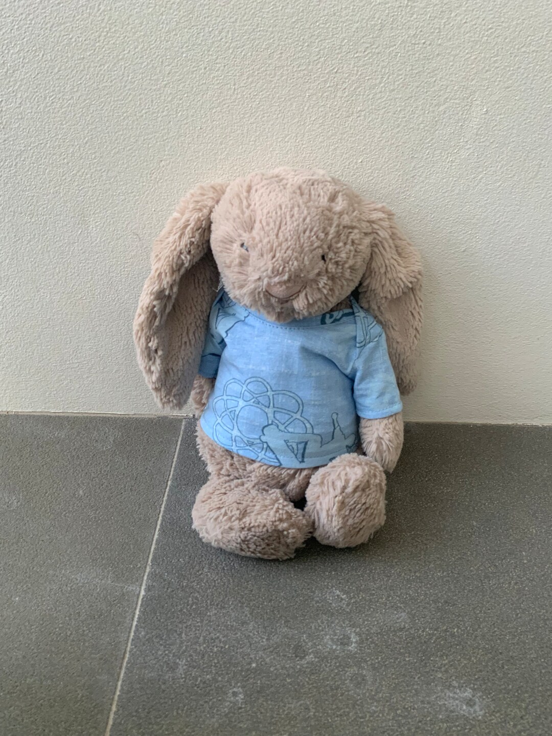 Jelly Cat Bunny Tshirt 35cm Size Jellycat Clothes Bunny Tee Etsy