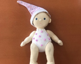 Dinkum Doll hat sewing pattern fits My child doll, miniland dolls & dinkum doll hat sewing pattern sleep cap hat pdf