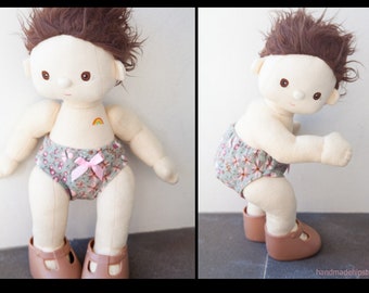 Dinkum doll underpants sewing pattern, fits My Child dolls as well as Ollie Ella Dinkum doll .pdf