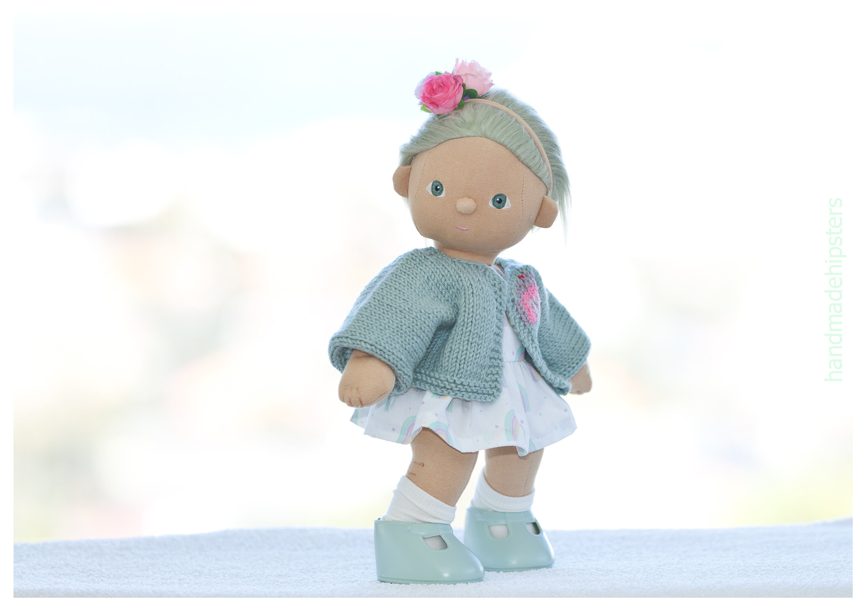 Dinkum Doll Knitting Pattern Pdf Cardigan Digital Download Etsy Australia