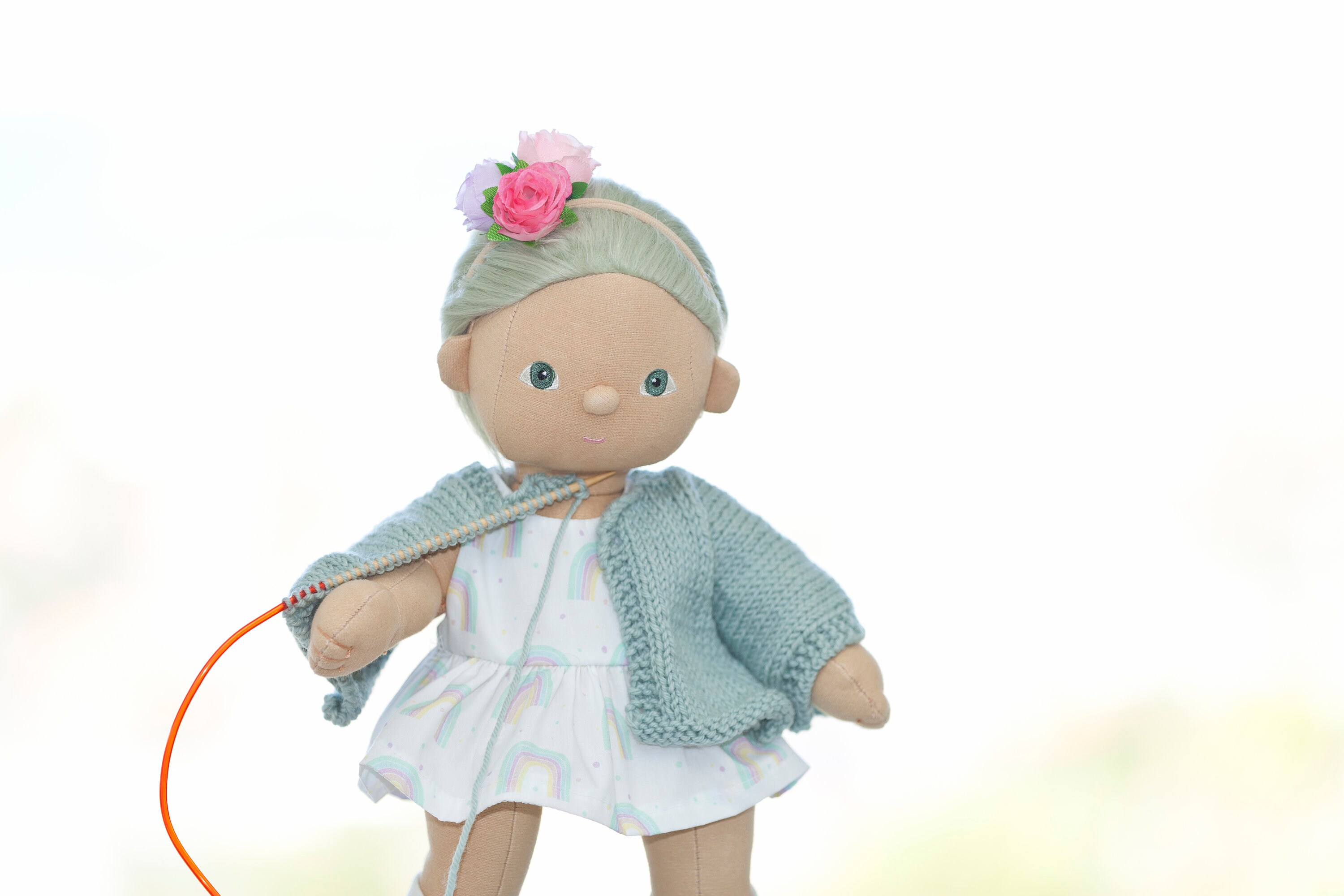 Dinkum Doll Knitting Pattern Pdf Cardigan Digital Download Etsy Australia