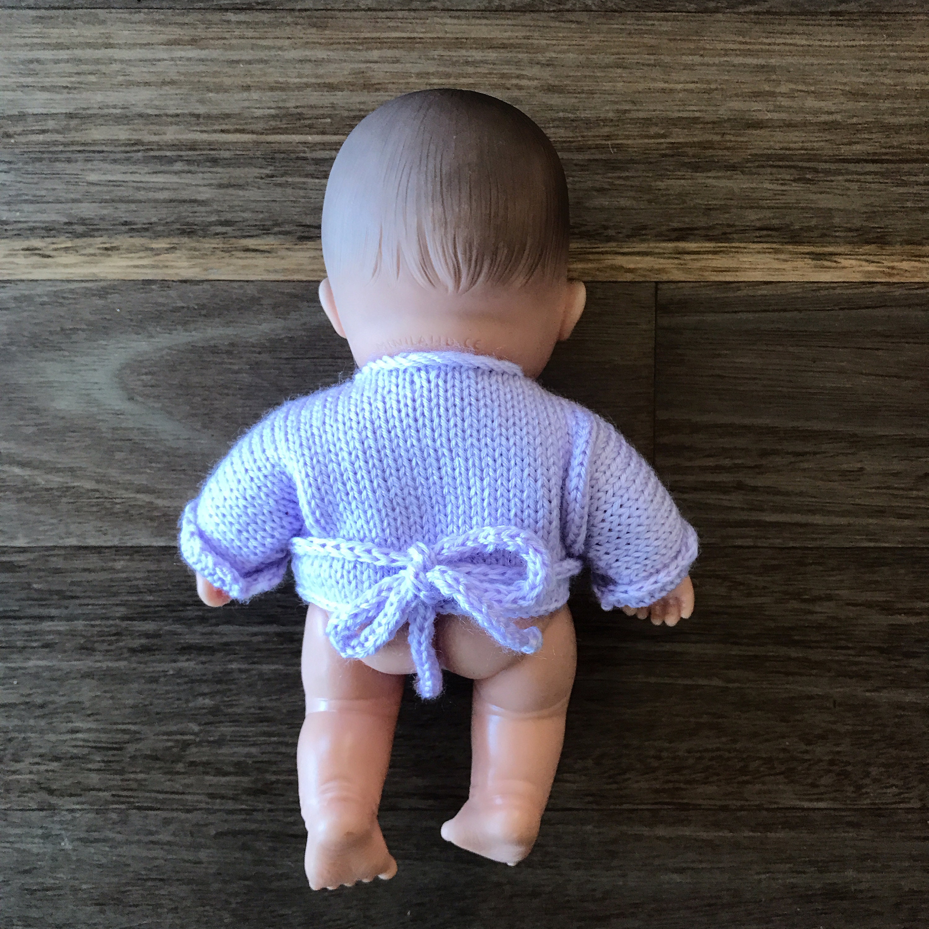 Doll Knitting Pattern to Fit 21cm Miniland Knitting Pattern Etsy