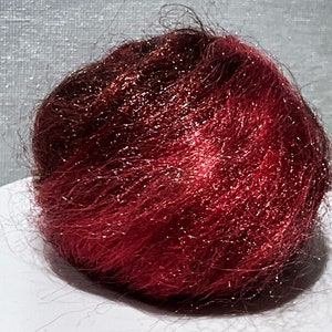 Red Brown Firestar “chocolate Covered Cherry” Needle Felting, Spinning