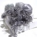 Silver spinning felting fibers, silver roving, Silver Fiber Fun Pack, silver grey, sterling, firestar, mohair locks, angelina, mohair roving