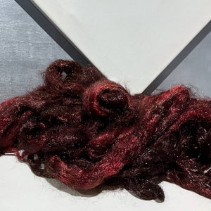 Red Brown Firestar “chocolate Covered Cherry” Needle Felting, Spinning