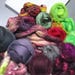 Fiber Art Kit, Needle Nuno Wet Felting, Spinning, Saori weaving, knit crochet Surprise kit, add in texture fibers locks blending board fiber