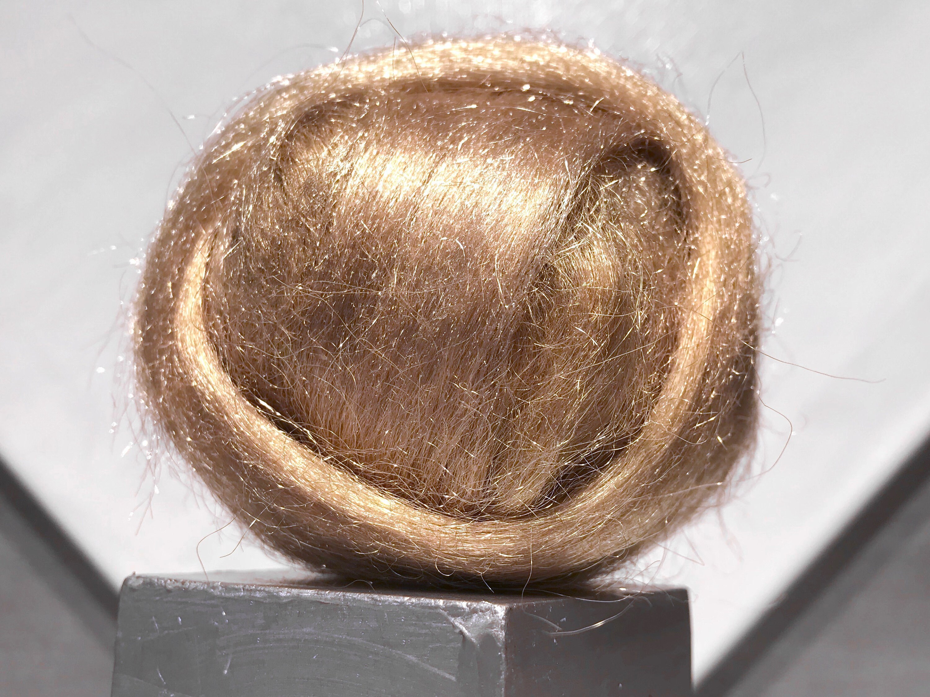 Golden Sand Firestar, roving, wet, Needle Felting, Spinning Fiber, ro…
