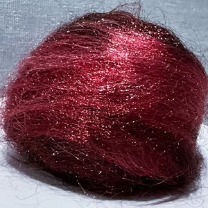 Red Brown Firestar “chocolate Covered Cherry” Needle Felting, Spinning