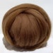 Oak Merino Roving, Needle Felting wool, Spinning Fiber, Merino wool roving, felting wool, oak brown, tan, medium neutral brown