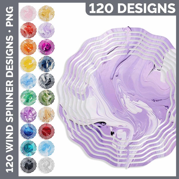 Paint Pour Wind Spinner Backgrounds Mega Bundle | Sublimation Download Pink • Red • Orange • Yellow • Blue • Green • Purple • Black • Brown