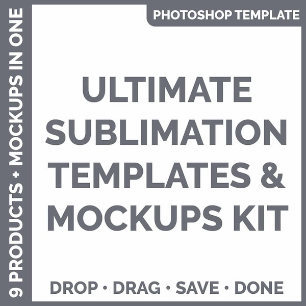 Automation Template and Batch Mockup Sublimation Designers Kit Tumbler Mug Wind Spinner Car Coaster Earrings  Keychain Shirt | Easy and Fast
