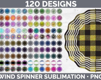 Wind Spinner Backgrounds Mega Bundle | Tie Dye Sublimation Digital Download PNG | Buffalo Plaid Pink Blue Green Yellow Purple