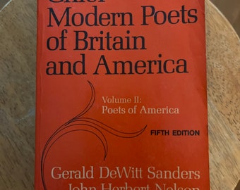 Chief Modern Poets of Britain and America