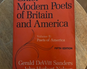 Principales poetas modernos de Gran Bretaña y América