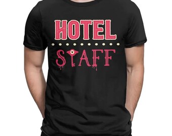 Hazbin Hotel | Hotel staff T-shirt | Funny and cute | Cartoon | Eco friendly | Unisex | Gift for you |