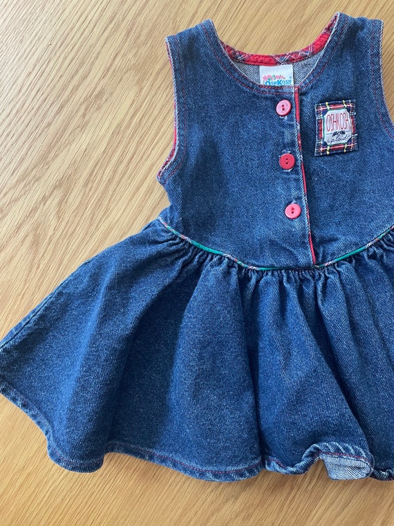 Vintage 90’s OshKosh Denim Baby Dress