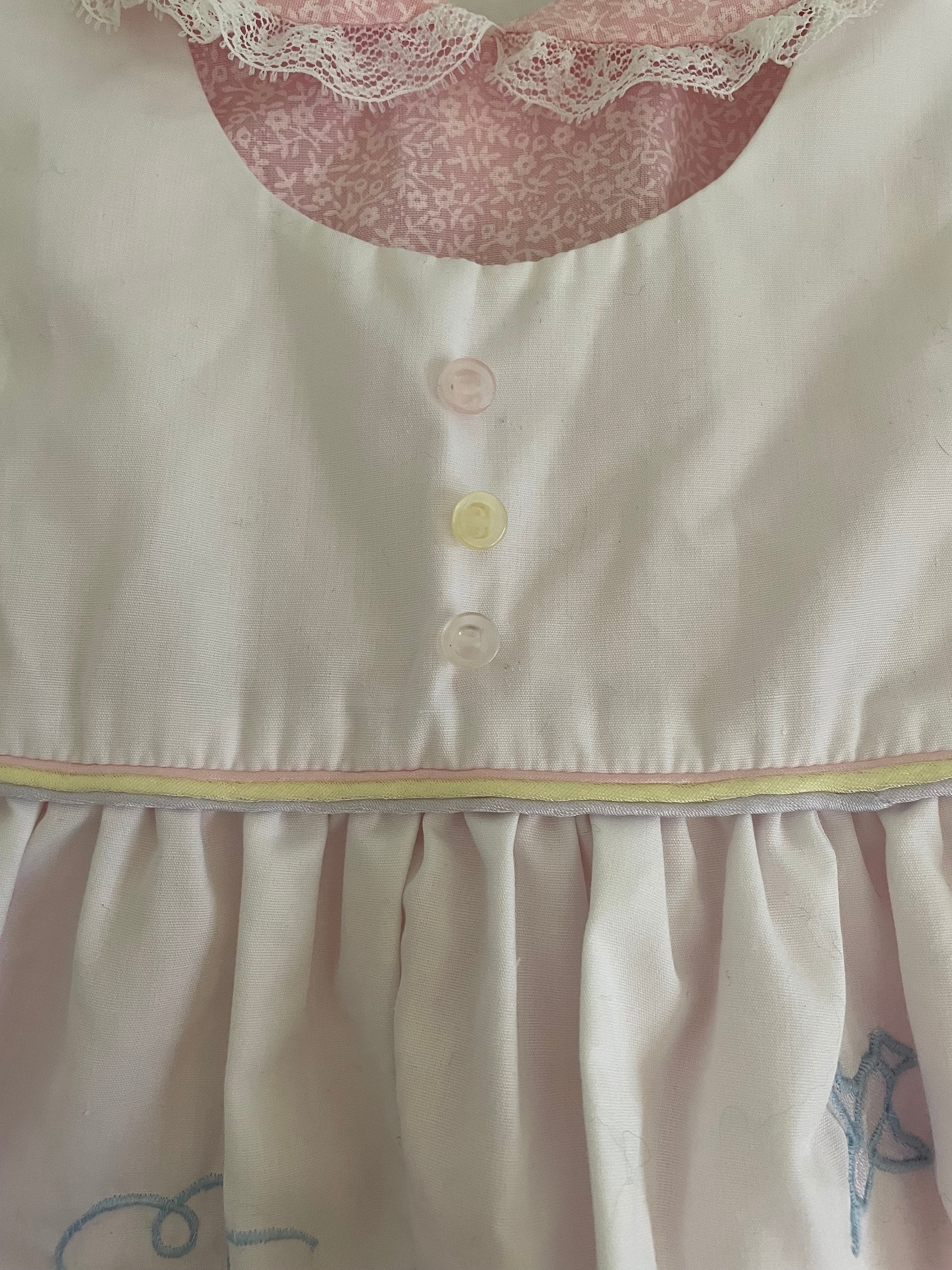 Magnolia Baby Little Girls Red Farmland Farm Printed Dress