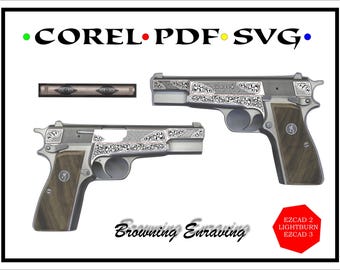 Browning Engraving Laser File – Corel, Dxf, Svg, Ai, Cdr (Digital Download)