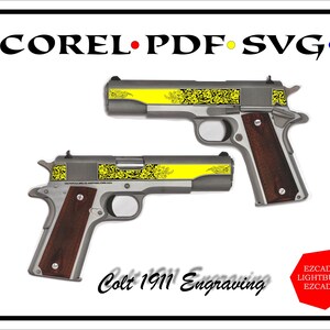 Impugnatura Personalizzata Per Colt 1911 E Sig 1911 &ndash; Guancette &ndash; Modello Co5-1ps