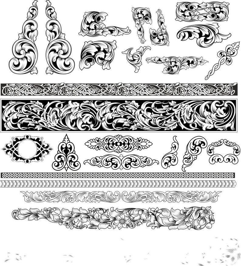 Scroll SVG Bundle, Scroll Pdf Bundle, Scroll Clipart, Scroll SVG Cut ...