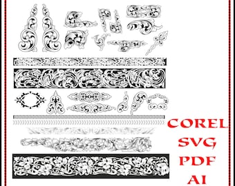 Scroll SVG Bundle, Scroll Pdf Bundle, Scroll Clipart, Scroll SVG Cut Files for Cricut, Scroll Engraving Engraving svg