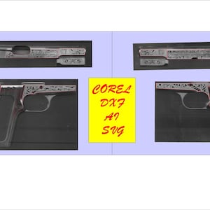 Browning-gravure Browning-laserbestand Nu downloaden Corel-Dxf-Ai-Svg-Cdr Fiber Laser Design Ezcad2 Light Burn Aangepast vuurwapen hi power