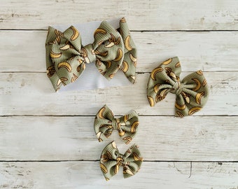 Bananas Bow/Headwrap