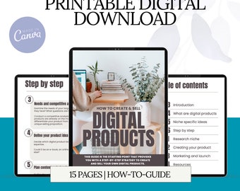 Guida pratica: come creare e vendere prodotti digitali online Guida strategica passo passo semplice